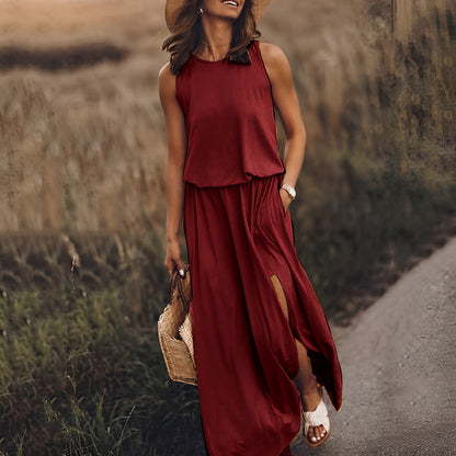 Manon | Femme Robe Longue Été Imprimée Rétro 1