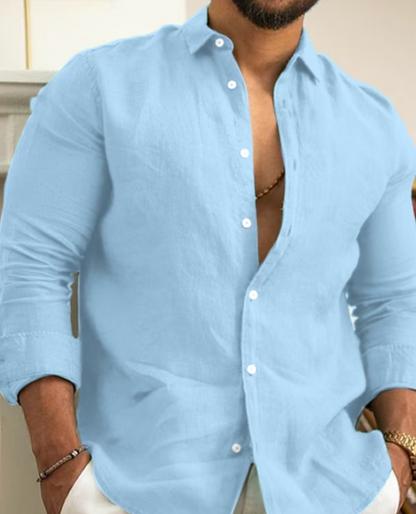 Variant image for Maxime | Homme Chemise en Lin Élégante Coupe Ajustée-15