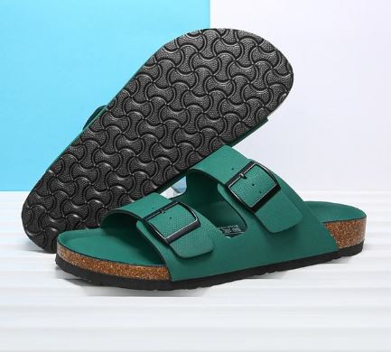 Hugo | Homme Sandale Cuir Ergonomique avec Sangles Réglables-1