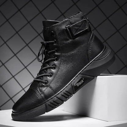 Variant image for Jules | Homme Chaussures en Cuir Noir avec Détails Raffinés-1