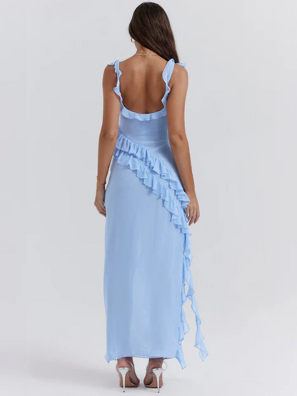Amélie | Femme Robe Longue Été Imprimé Floral-5