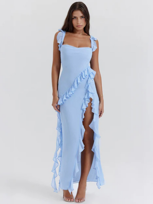 Amélie | Femme Robe Longue Été Imprimé Floral-1