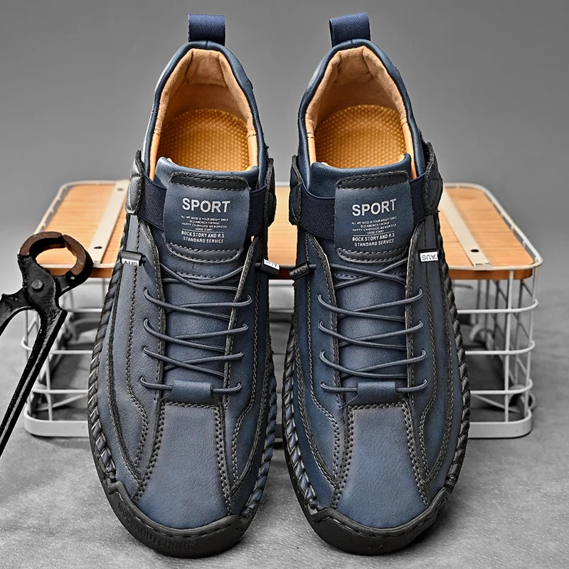 Julien | Homme Mocassin Cuir Décontracté Respirant 1