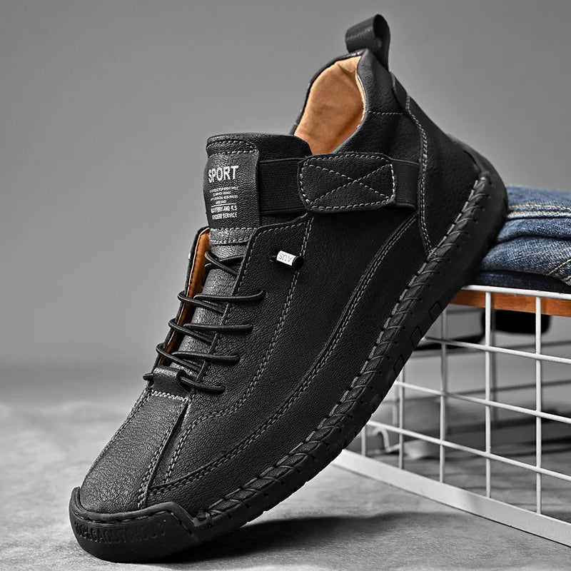 Julien | Homme Mocassin Cuir Décontracté Respirant 6