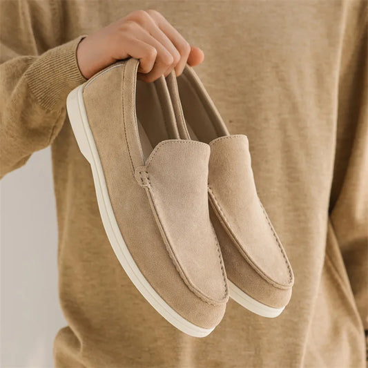 Julien | Homme Mocassins Cuir Suédé Classiques avec Semelle Souple 0