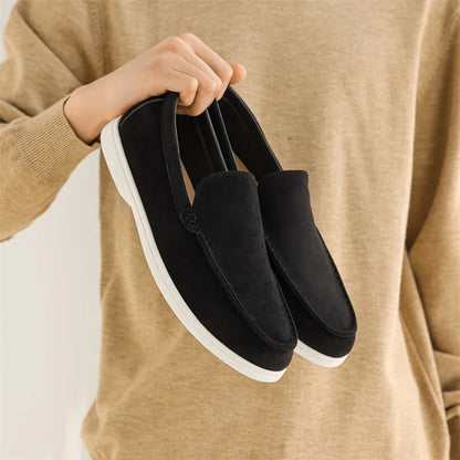 Julien | Homme Mocassins Cuir Suédé Classiques avec Semelle Souple 3
