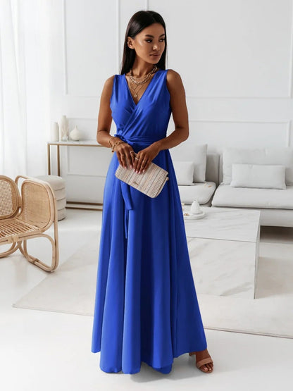 Variant image for Anouk | Femme Robe de Soirée Col V Élégante avec Détails Raffinés-31