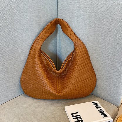 Variant image for Gabrielle | Femme Sac Bandoulière Tissé Pratique avec Poches Intérieures-6