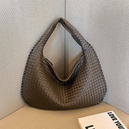 Variant image for Gabrielle | Femme Sac Bandoulière Tissé Pratique avec Poches Intérieures-4