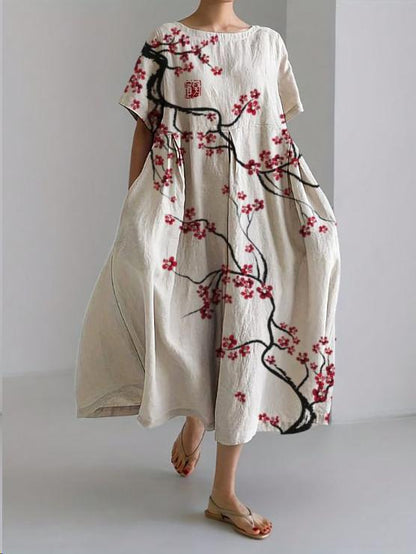 Zoé | Femme Robe Midi Imprimé Floral Chic 1
