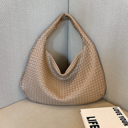 Gabrielle | Femme Sac Bandoulière Tissé Pratique avec Poches Intérieures 6