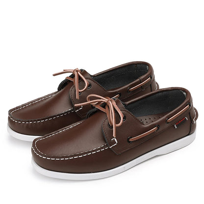 Quentin | Homme Chaussures Bateau Cuir Souple Antidérapantes 0