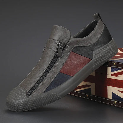Hugo | Homme Sneakers Design Géométrique avec Fermeture Éclair-4