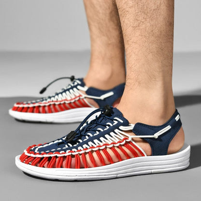 Jules | Homme Sandales Confortables à Lanières Réglables en Cuir-6