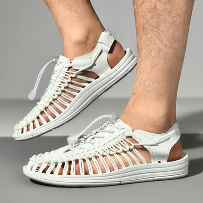 Jules | Homme Sandales Confortables à Lanières Réglables en Cuir-5