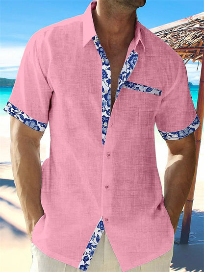Variant image for Maxime | Homme Chemise en Lin Aérée Coupe Décontractée-5