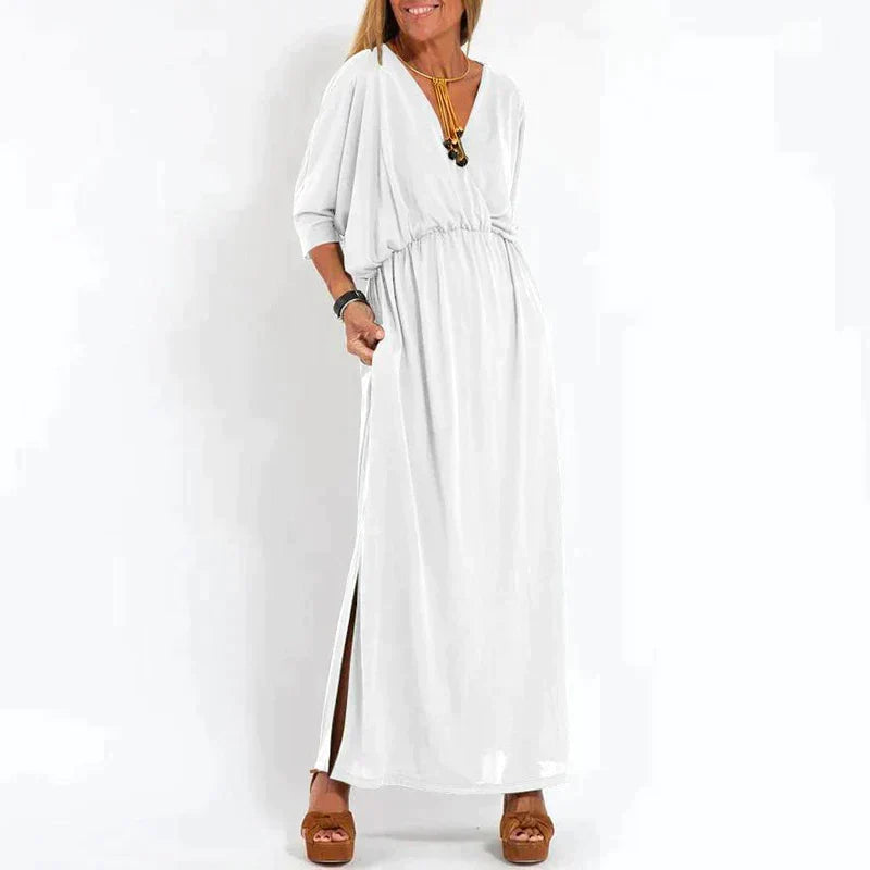 Variant image for Camille | Femme Robe Longue Bohème Fleurie avec Ceinture Définissante-37