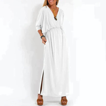 Variant image for Camille | Femme Robe Longue Bohème Fleurie avec Ceinture Définissante-37