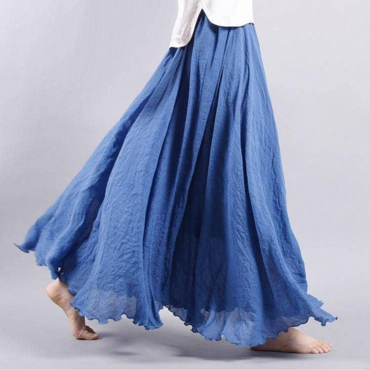 Gabrielle | Femme Jupe Longue Imprimé Floral Élégant 3