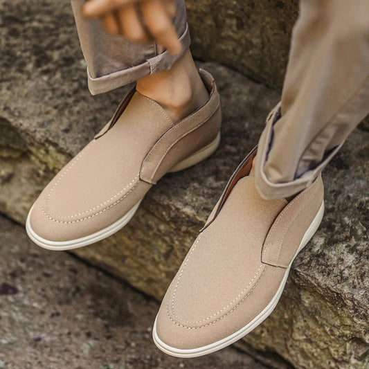 Théo | Homme Mocassins Élégants en Cuir Respirant avec Confort Optimal-1