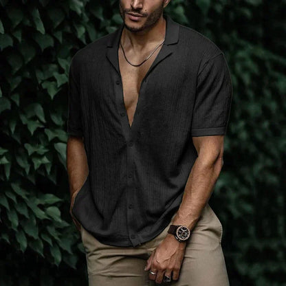 Variant image for Maxime | Homme Chemise en Lin à Col Craquant Style Décontracté-13