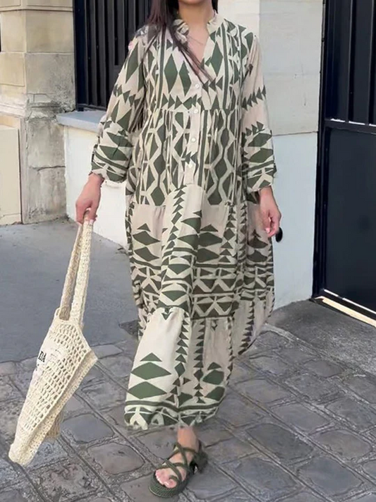 Margaux | Femme Robe Longue Fleurie Été Aérée-1