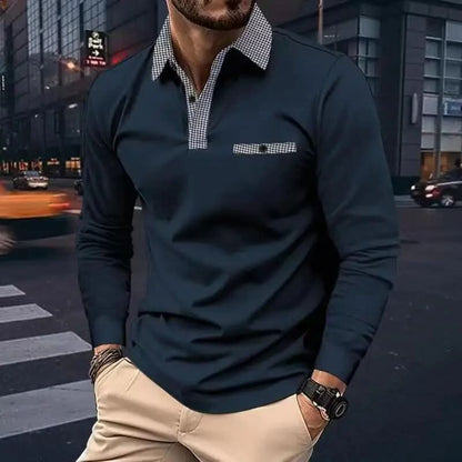 Variant image for Jules | Homme Polo Manche Longue Coupe Ajustée Tissu Doux et Respirant-15