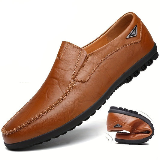 Élodie | Homme Mocassins en Cuir avec Semelle Antidérapante-1