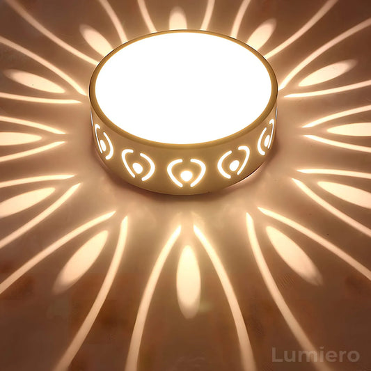 Lampe-de-Couloir-Lumière-Moderne-Simple-Encastrée-LED-8W-Blanc-Chaud-Blanc-Froid-Lumiero