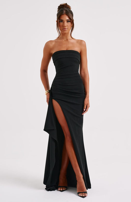 Victor | Femme Robe Longue Été Imprimé Floral Élégante 1